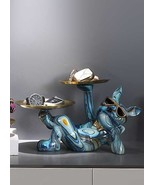 interoknack Creative Trendy Bulldog Double Tray Organizer  Artistic Res... - $2,754.21 MXN