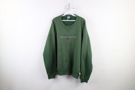 Vtg 90s Russell Athletic Mens XL Thrashed Spell Out Crewneck Sweatshirt ... - £38.73 GBP