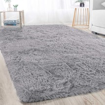 Merelax Modern Soft Fluffy Large Shaggy Rug For Bedroom Livingroom Dorm Kids - £29.90 GBP