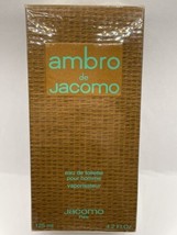 Ambro De Jacomo By Jacomo Edt Men Spray 4.2 Fl oz- New &amp; Sealed 1997 Version - £86.91 GBP