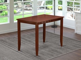 30&quot; X 48&quot; Mahogany-Finished Buckland Counter Height Rectangular Table. - £184.17 GBP