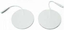 20 Rounded Electrode Pads EMS for Tens Massager 7000, 3000- 2 Inch White... - £7.10 GBP