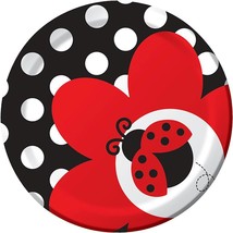 Ladybug Dessert Cake Plates Birthday Party Supplies Paper 8 Per Package New - £3.95 GBP