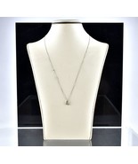 *Kendra Scott 16.8&quot; Heart Necklace 14k White Gold - $317.42
