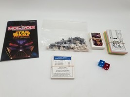 Vintage Monopoly Game Star Wars Saga Edition Hasbro 1997 - £13.68 GBP