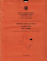 Geologic Atlas of Texas: Texarkana Sheet, Geologic Map - £10.30 GBP