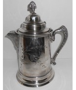 Waldorf silver plate Aesthetic ice water lemonade pitcher ornate 1522 an... - £99.68 GBP