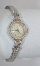 Vtg Wittnauer Womens Watch 10kt White Gold filled Swiss Mechanical womes... - $89.05