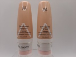 SET OF 2-Almay Best Blend Forever Foundation Makeup 160 SAND BEIGE, New, Sealed - $13.85