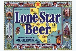 Lone Star Beer - Art Print - £17.22 GBP+