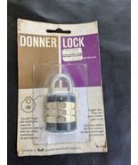 1950s Donner Barrel Lock C-30 Sylmar Calif 3 Digits Japan Jumpsuit New-
... - $50.92