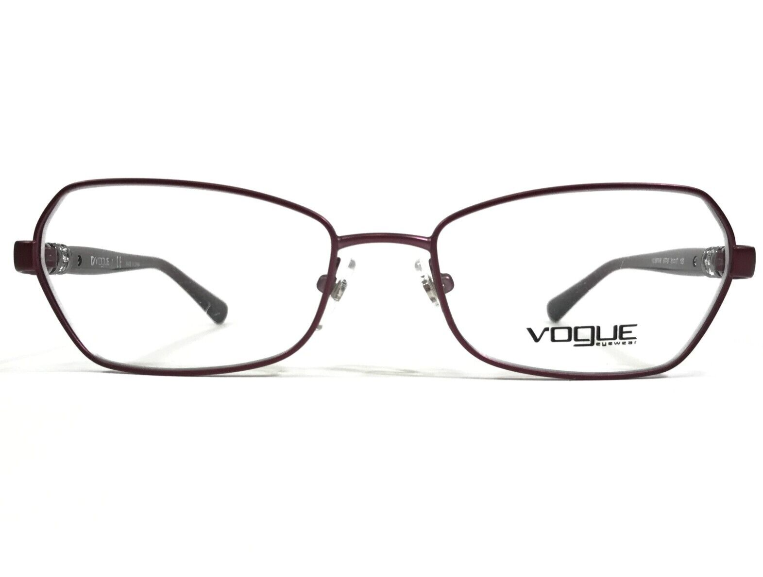 Primary image for Vogue Brille Rahmen VO 3970-B 977-S Violett Rot Cat Eye Draht Felge 51-17-135