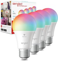 A19 Rgb Alexa Light Bulb No Hub Required, 60W Equivalent 800Lm Cri&gt;90, 4Pack, - $32.95