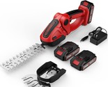 2 in 1 Electric Mini Hedge Trimmer Cordless, Handheld Grass Hedge Cutter... - $106.27