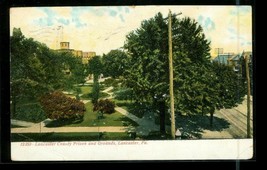 Vintage UDB Postcard Lancaster County PA Prison Grounds 1908 Postal History - £8.52 GBP