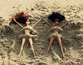 DOLL POSTER - NAKED ON THE BEACH - CASSOLINO - KRUGERS POSTERS (24x36inch) - $352.88 MXN+