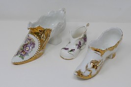 Porcelain Decorative Hand Painted Shoes - £16.07 GBP