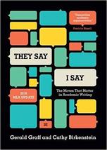 [By Gerald Graff ] They Say/I Say: The Moves That Matter in Academic Wri... - £25.51 GBP