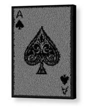 Ace Of Spades Kenny Rodgers The Gambler Lyrics Mosaic Framed Print Lim Edition - £15.58 GBP