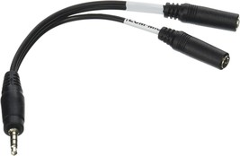 Azden HX-Mi TRRS Mic/Headphone Adapter Cable, Two Female 3.5mm Connection Jacks - £15.99 GBP