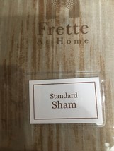 Frette At Home Cervino Standard Sham 1pc Stone. 20" X 28" Nip - $74.24