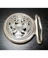 Vintage UNITED STATES Armed Forces Military Army EAGLE Crest Buckle - $34.17 CAD