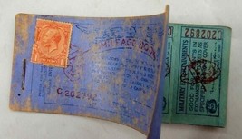 1916 Antique Wwi Orig Soldier Entertainment Coupon Book W 1 Cent Revenue Stamp - £38.73 GBP