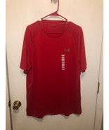 NWT Under Armour Men&#39;s XL Red UA Tech 2.0 Short Sleeve T Shirt Polyester - $13.85