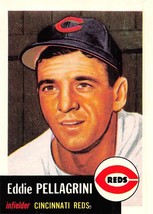 1991 Topps Archives #28 Eddie Pellagrini 1953 Cincinnati Reds - £0.75 GBP