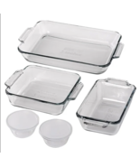 Anchor Hocking Glass Baking Dish Set, 7 Piece Glass Bakeware Set - $356.47 MXN