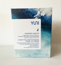 Yuni Shower Sheets Large Body Wipes Instantly 12 Biodegradable Body Wipe... - £15.99 GBP