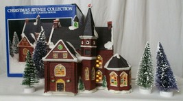 Christmas Avenue Collection 1993 Church Ruey Perng Design w/ trees - £31.14 GBP