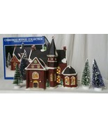 Christmas Avenue Collection 1993 Church Ruey Perng Design w/ trees - $39.59