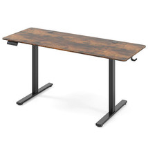 Electric Standing Desk with 3 Memory Heights and 2 Hanging Hooks and Cab... - $5,358.93 MXN