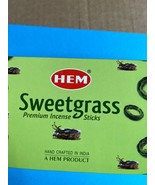 HEM Incense Sticks.  120ct box SWEETGRASS - $13.95