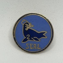 Seal Blue Ocean Animal Enamel Lapel Hat Pin Pinback - £4.59 GBP