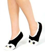 Women&#39;s Charter Club Penguin Slipper Socks Size L/XL NWT - $4.99