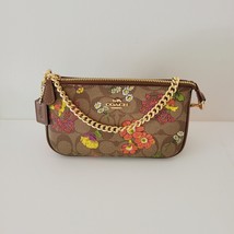 Coach CR828 Nolita 19 Signature Floral Wristlet Small Shoulder Bag Khaki... - £78.99 GBP