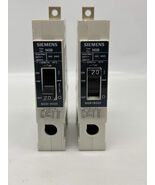 2 PK Siemens NGB1B20 Miniature Circuit Breaker 20A - $1,119.14 MXN