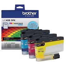 Brother LC4063PK 3 Pack of Standard Yield Cyan, Magenta and Yellow Ink C... - £67.35 GBP