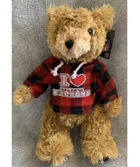 Atlanta Falcons Plush Bear 12” Plush Teddy In Hoodie NFL Football Good S... - $14.99