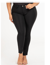 YMI Plus Size Hyperstretch Forever Color Skinny Jeans Jeggings Black  - £26.37 GBP