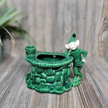 Vintage Elf Wishing Well Planter Wall Pocket - $35.00