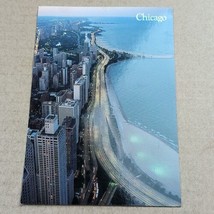 Lake Shore Drive Postcard Lot Aireal View Chicago City Skyline Both Stamped - £3.50 GBP