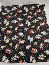 Halloween Ghost Toss Glitter Hatch For Springs Creative Products Fabric 1 Yard - £15.50 GBP