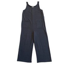 Madewell MWL Superbrushed Pull On Jumpsuit Stretch Dark Grey Size Large ... - $60.00