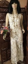Vintage 1980s Does 1920s Chantilly Lace Dress Cachet by Bari Protas - $79.48