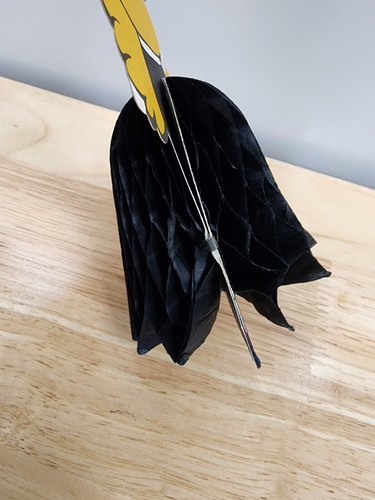 Honeycomb Crepe Paper OWL Vintage Hallmark Graduation 6 inch Table Decoration Item image 4