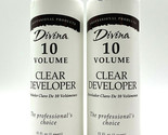 Divina The Professional&#39;s Choice 10 Volume Clear Developer 32 oz-2 Pack - £22.44 GBP