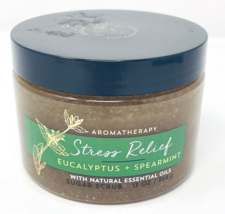 Bath and Body Works Aromatherapy Stress Relief Eucalyptus Spearmint Suga... - $19.99